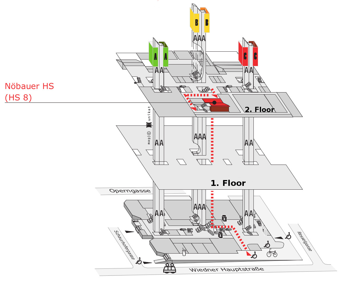 location of the lecture hall