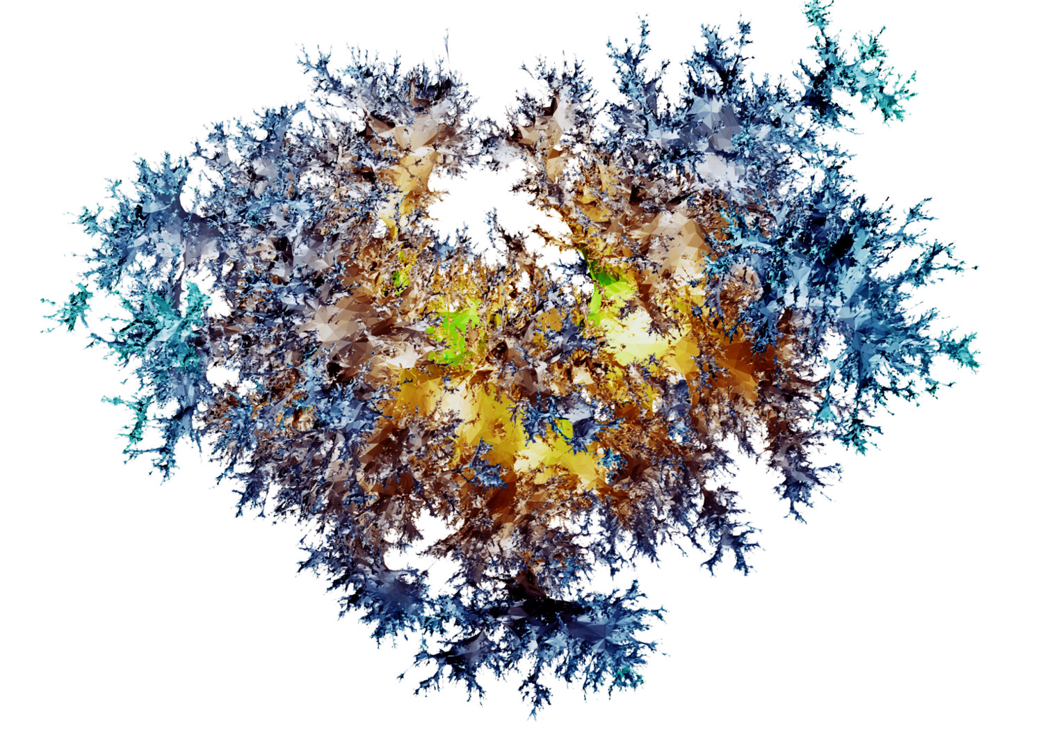Large scale simulations of the Brownian Map
