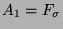 $A_1 = F_{\sigma}$